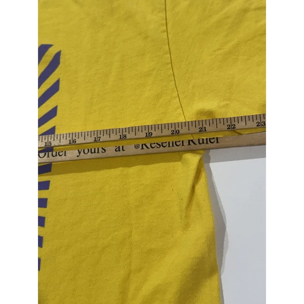 Jesus Yellow‎ Christian Religious Graphic T-Shirt Live Learn Grows COLOSSIANS L